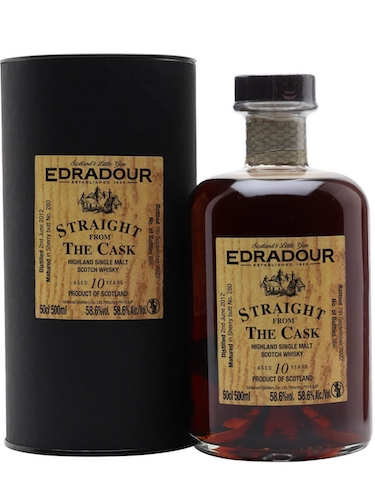 Edradour 10 Year Old Straight from the Cask Single Malt Whisky